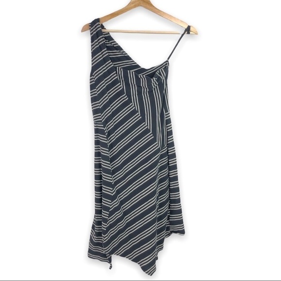 Anthropologie, Maeve - Striped One Shoulder Dress - XS - Picture 8 of 8